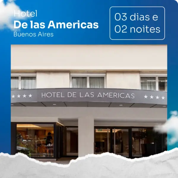 Pacote Buenos Aires - 3 dias e 2 noites (Hotel de Las Americas)