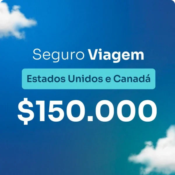 Seguro Viagem - Estados Unidos e Canadá $150.000